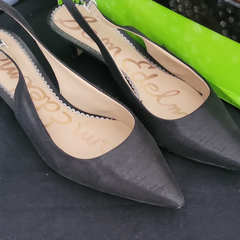 Sam Edelman Classic Black Pointed Heels